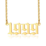 18K Stainless Steel 1990- Year Necklace – Jewelry Gift Ideas — 6