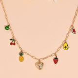 Simple Love Bell Fruit Necklace Pastoral Style – Jewelry Gift Ideas — 3