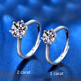 Ring Ladies Moissanite Ring Six Claw Jewelry – Jewelry Gift Ideas — 2