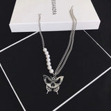 Ladies Fashion Matching Butterfly Pearl Necklace – Jewelry Gift Ideas — 5