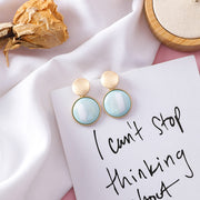 Grain wafer geometric earrings – Thoughtful Gifts — 3