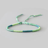 Fashion Colored Mosaic Woven Bracelet – Stylish Gifts — 14