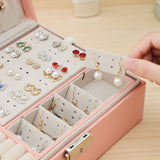 Double-Layer Leather Jewelry Box Earrings – Jewelry Gift Ideas — 4