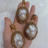 Pearl Necklace Ring Suit Bride Ornament – Gifts for Couples — 2