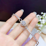 Silver Plated 18K White Gold Bracelet Chain Hollow – Stylish Gifts — 4