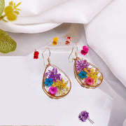 Drop-shaped Natural Dried Flower Earrings Ins – Thoughtful Gifts — 8