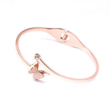 Rose Gold Titanium Steel Butterfly Female Simple – Jewelry Gift Ideas — 13