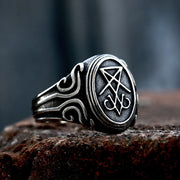 Retro Old Titanium Steel Ring In Europe And America – Stylish Gifts — 6