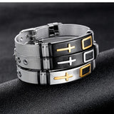 Men's Adjustable Bracelet 3D Cross Stainless – Jewelry Gift Ideas — 5