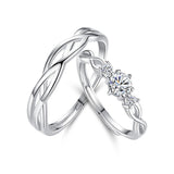 Couple Simple High Sense Four Claw Couple Rings – Stylish Gifts — 19