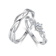 Couple Simple High Sense Four Claw Couple Rings – Stylish Gifts — 19