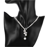 Snake bone 5 beads sand beads necklace – Jewelry Gift Ideas — 6