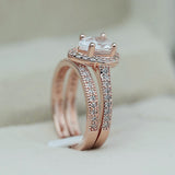 Pear Shaped Water Drop Zircon Engagement Ring – Jewelry Gift Ideas — 4