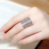 Women's Simple Ethnic Style Hollow Pattern Ring – Stylish Gifts — 3