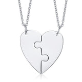 Titanium Steel Heart-Shaped Friendship Pendant – Jewelry Gift Ideas — 8