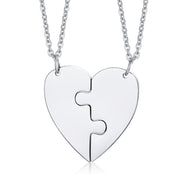 Titanium Steel Heart-Shaped Friendship Pendant – Jewelry Gift Ideas — 8