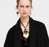 Exaggerated oil drop earring necklace – Jewelry Gift Ideas — 1