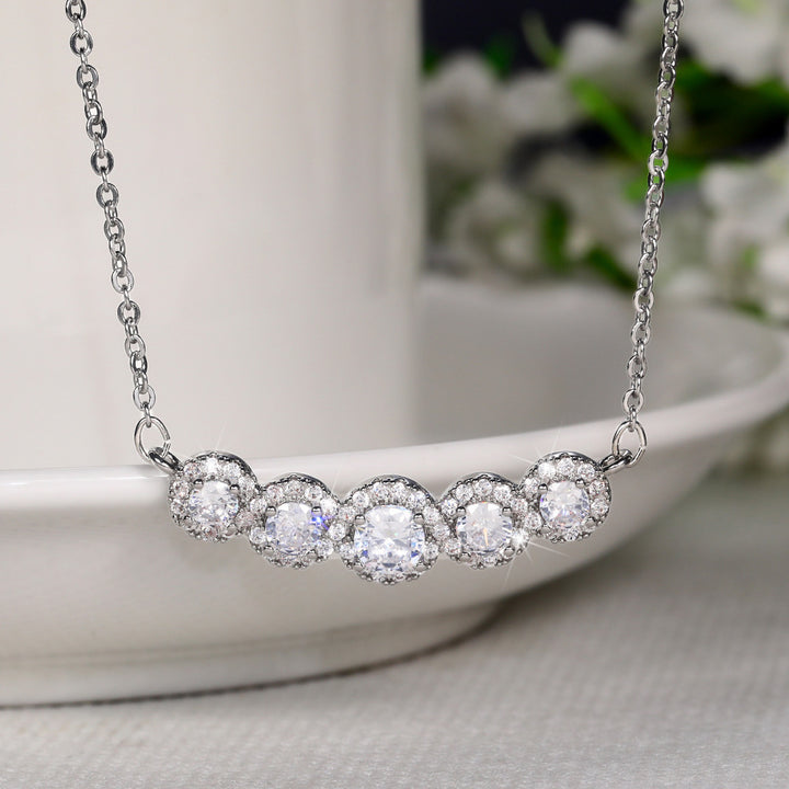 Elegant Beating Heart Five Round Pendant Necklace – Jewelry Gift Ideas — 1