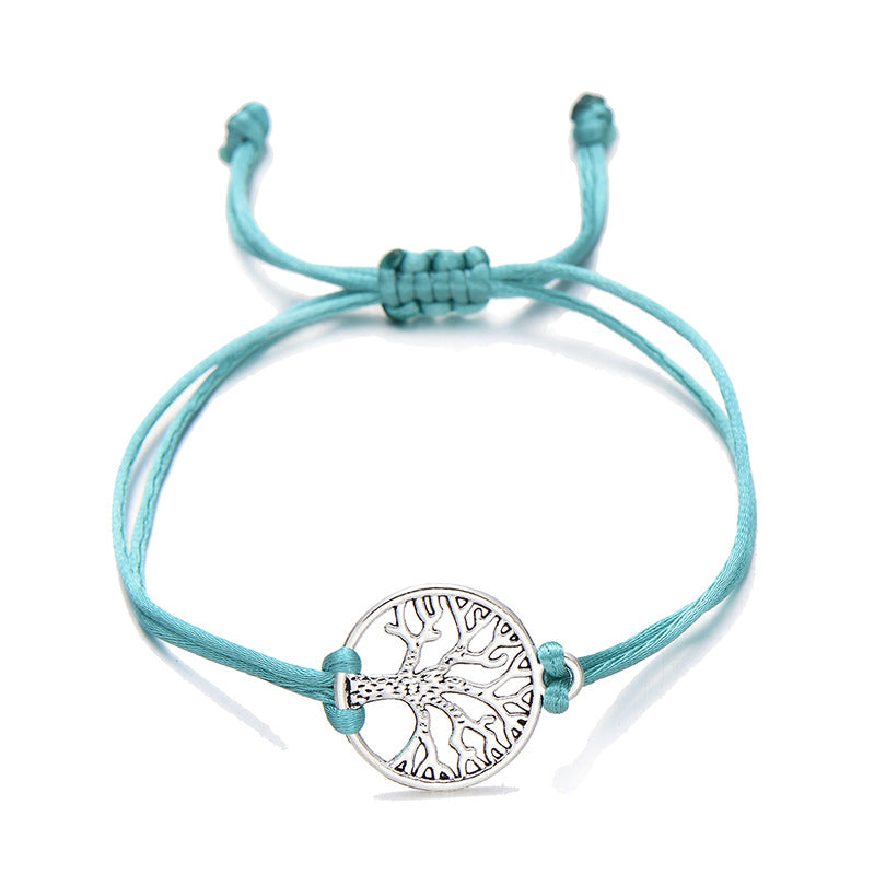 Hand-woven Red Rope Tree of Life Bracelet – Jewelry Gift Ideas — 1