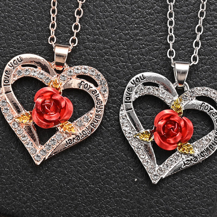 Women's Fashion Love Rose Necklace – Jewelry Gift Ideas — 1