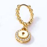 Vintage Wind Heart Lock S925 Silver 10K Gold Plated – Gifts for Her — 3