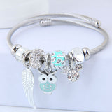DIY Beaded Owl Angel Wings Pendant Stainless – Jewelry Gift Ideas — 3