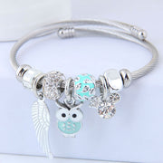 DIY Beaded Owl Angel Wings Pendant Stainless – Jewelry Gift Ideas — 3