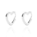 Cross-border Simple Heart Earrings Love – Gifts for Couples — 4