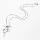 Fashion Creative Alloy Cross Snake Necklace – Jewelry Gift Ideas — 1