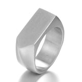 Flat-Top Stainless Steel Ring for Men – Gifts for Him — 3