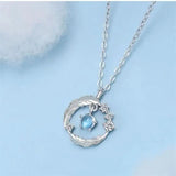 925 Silver Plated Feather Shape Pendant Necklace – Jewelry Gift Ideas — 5