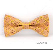 Men's casual party cork bow tie – Gifts for Him — 7