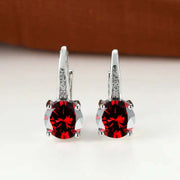 Oval Goose Egg Zircon Women's Ear Clip – Gifts for Her — 4