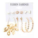 Metal Exaggerated Big Circle Earrings Set – Stylish Gifts — 6