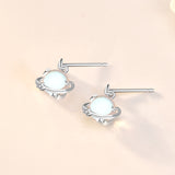 S925 Sterling Silver Moonstone Planet Female South – Gifts for Her — 13