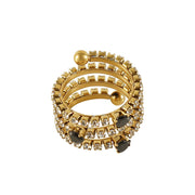 Stainless Steel 18K Full Diamond Multilayer Ring – Birthday Gifts — 5