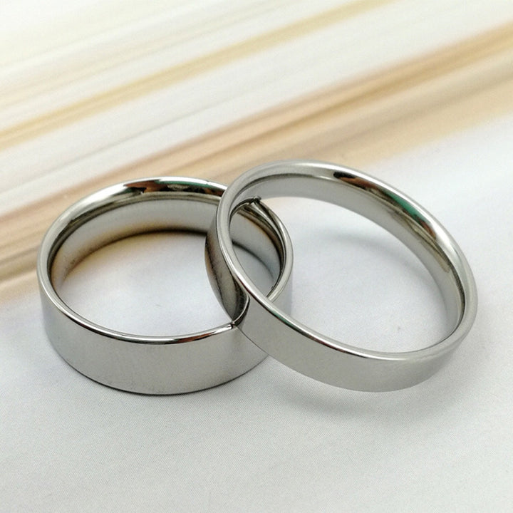 Fashion Trend Glossy Unisex Stainless Steel Ring – Stylish Gifts — 1