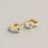 Trendy Eye S925 Sterling Silver Diamond Earrings – Useful Gifts — 5