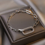 Retro Simple Geometric Diamond Bracelet Fashion Design – Stylish Gifts — 8