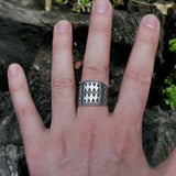 Simple Fashion Titanium Steel Ring Niche Irregular – Stylish Gifts — 4