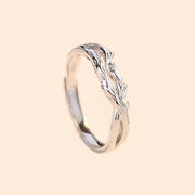 S999 Sterling Silver Couple's Couple Rings Light – Gifts for Couples — 9