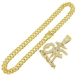Creative Stitching Full Diamond Letter Pendant – Jewelry Gift Ideas — 2