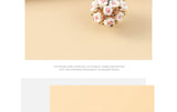Romantic Ceramic Flower Rose Diamond Metal Alloy – Gifts for Couples — 4