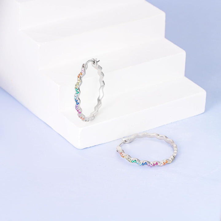 Geometric Simple Color Rhinestone Earrings Women's – Stylish Gifts — 1