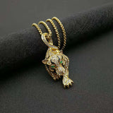 Titanium Steel Leopard Head Pendant Necklace – Jewelry Gift Ideas — 7