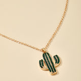 Women's Personality Simple Diamond Cactus Alloy – Jewelry Gift Ideas — 2