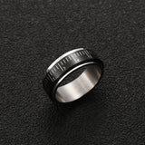 Men's Titanium Steel Ring Student Lettering – Jewelry Gift Ideas — 5