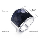 Golden Vintage Titanium Steel Casting Men's Ring – Gifts for Him — 3