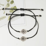 Card Bracelet Retro Alloy Compass Handmade Wax – Jewelry Gift Ideas — 5