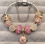 Pink Glass Bead DIY Beaded Bracelet Jewelry – Jewelry Gift Ideas — 5